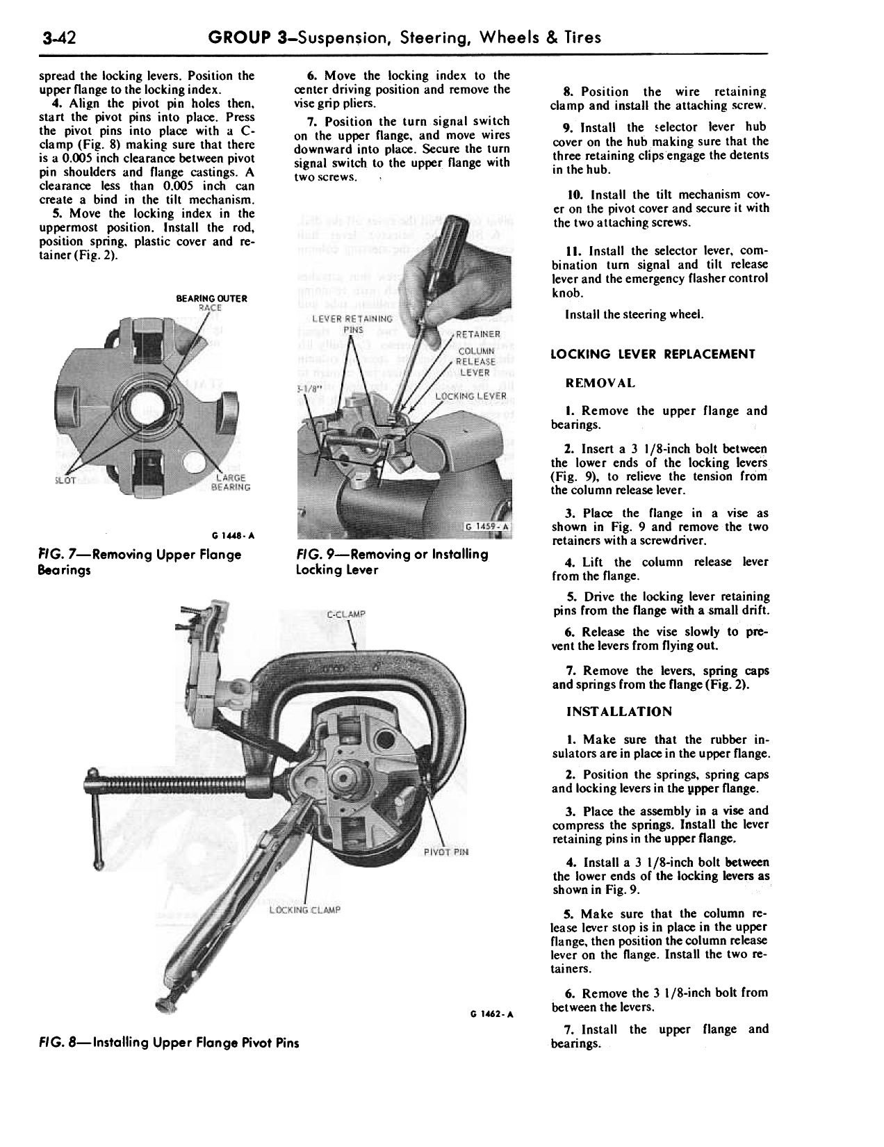 Group 3 Suspension, Steering, Wheels and Tires